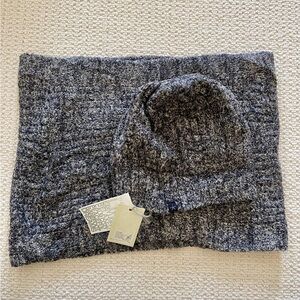 Barefoot Dreams Ribbed Beanie and Scarf Set